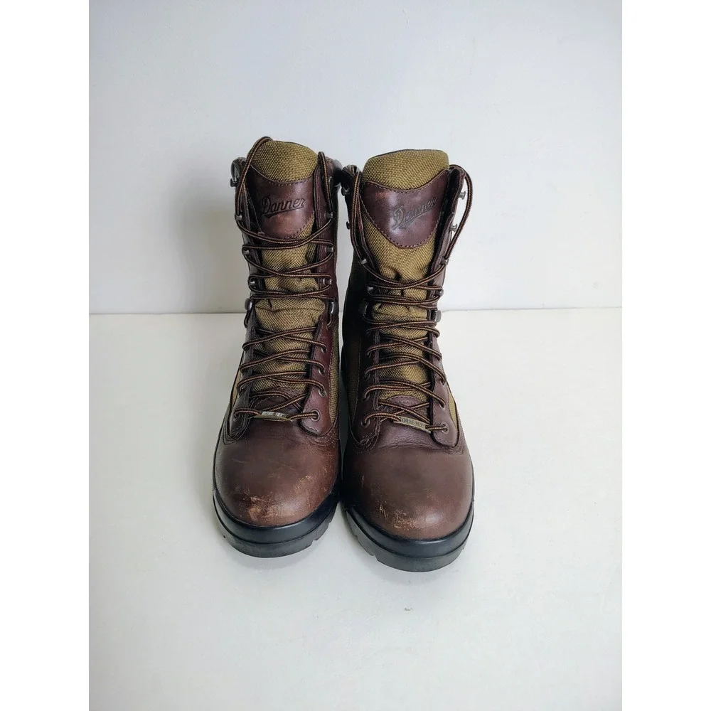 Danner Boots Men 52800 Hunting Brown Leather Lace Up Outdoor Gore-Tex Size 9D
